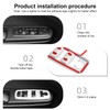 CheroCar for Dodge Window Lift Switch Cover Interior Button Trim