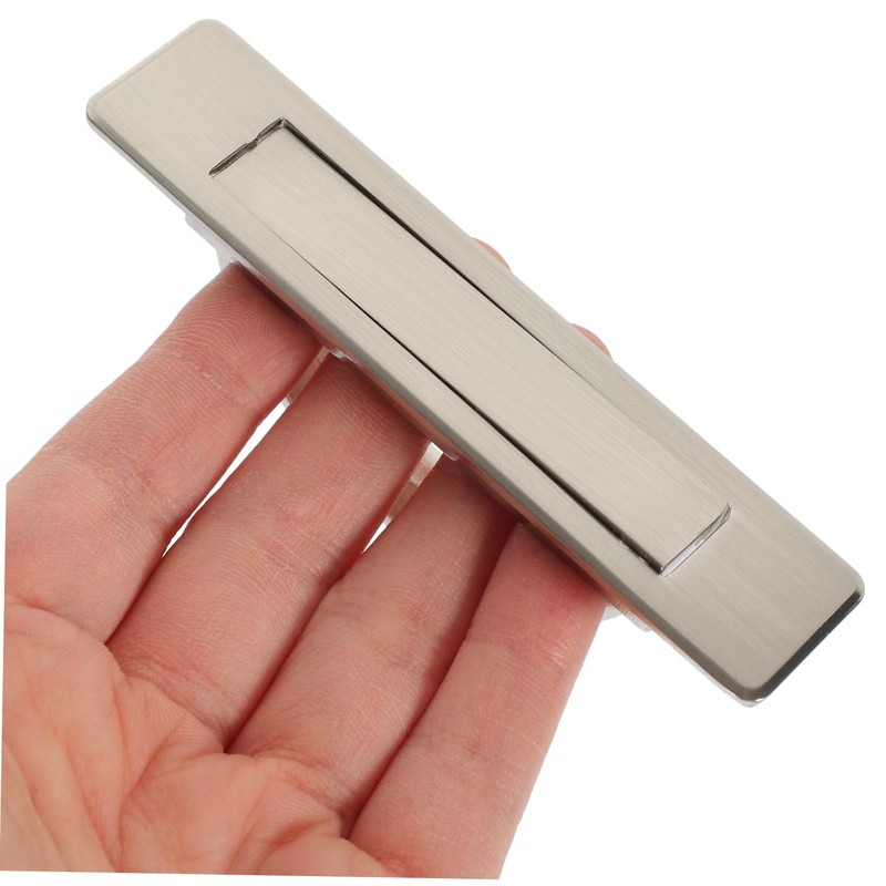 Operitacx Invisible Cabinet Handle Metal Pull Handle for Wardrobe Space