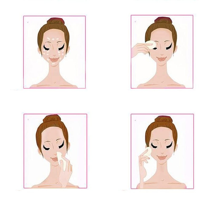 6PCS Face Paint Sponge Set Make-up Sponge Round Sponge Puff