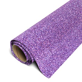 Siser Glitter HTV Rollo de vinilo de transferencia de calor para planchar en vinilo (Lilac)