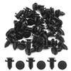 sourcingmap 40pcs 9mm Hole Splash Guard Fastener Retainer Clip for