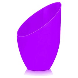 2 Pack Plastic Lampshade, 5.7 inch High, 4.1 inch Diameter, 1.65 inch Fitter, Replacement Plastic Lamp Shade for LED Floor Lamp [Purple]