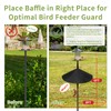 BULFULL 19 Inch 2PC Metal Squirrel Baffle for Bird Feeder