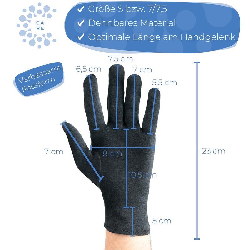 WELL B4 Dermatest Very Good Cotton Gloves 2 Pairs 100%
