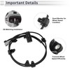 RATCHROLL Rear Left ABS Wheel Speed Sensor for Toyota 4Runner