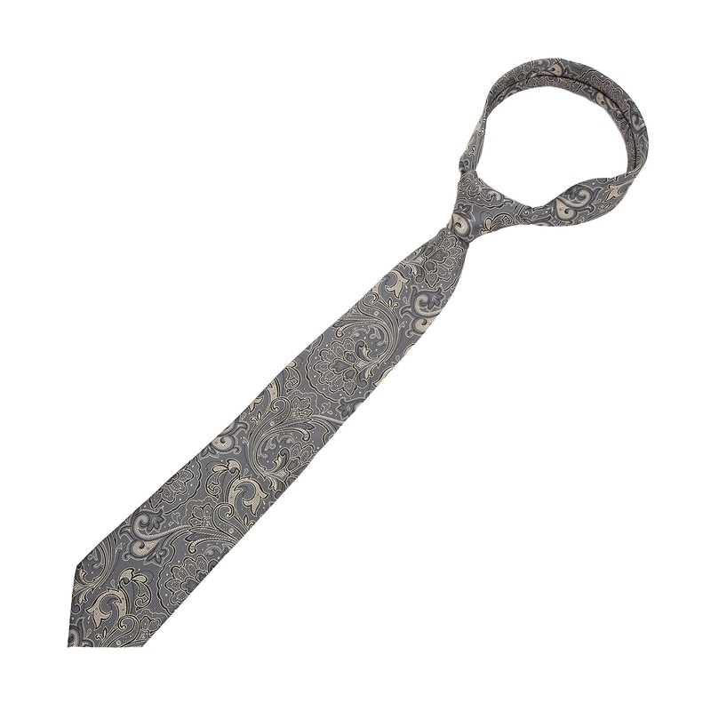 6pcs Paisley Ties Set Casual Business Style Polyester Yarn Paisley