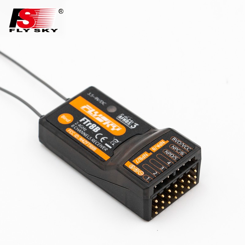 FlySky FTr8B 2.4GHz 8CH Receiver for RC Airplane Helicopter Fixed