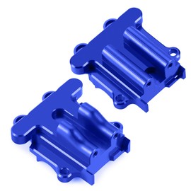Runup Aluminium Front Rear Diff Cover Set Gear Housing for Arrma 1/18 1/14 Granite Grom/Typhon Grom 1/16 Mojave Grom 223S RC Car Upgrade Parts (Blue)