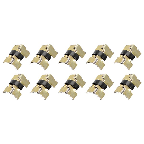 METALLIXITY Spring Loaded Hinges (20mm x 15mm x 6mm) 50Pcs,