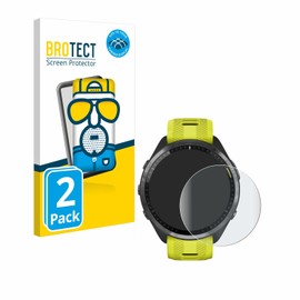 BROTECT Full Cover Protective Film Matt for Garmin Forerunner 965 (Pack of 2) - Full Screen Screen Protector Film, 3D Curved, Anti-Reflection