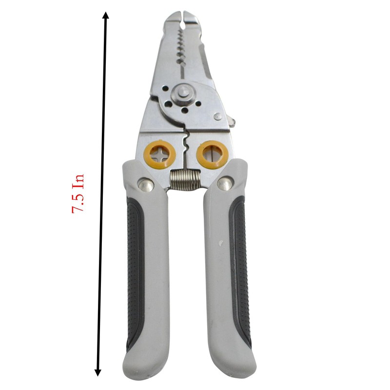 16 In 1 Wire Stripper, 7.5 Inch High Carbon Steel
