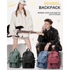 White Backpack for School, Small High School Bookbag Back Pack