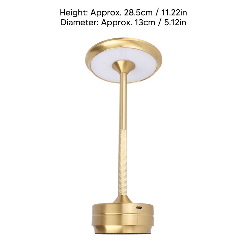 LED Desk Lamp Adjust Brightness 360 Degrees Lighting Quickly Charging