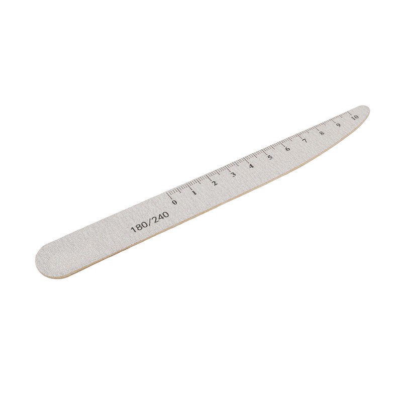 50pcs Washable Reusable Nail File with Scale Professional Home Salon