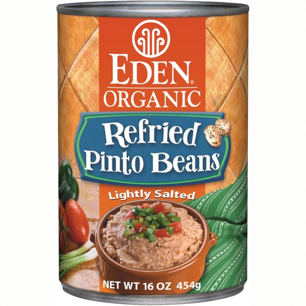 Eden Organic Refried Pinto Beans, 16-Ounce Cans (Pack of 12)