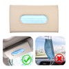 hifrom Car Sunshade Tissue Box, Leather Car Tissue Holder, Car