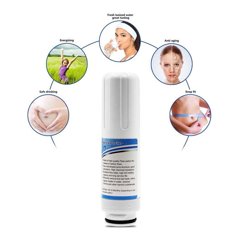 Replacement Internal Active Carbon Filter For PH3.5~10.5 Alkaline Water Ionizer