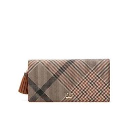 Daks (신세계센텀점)DCWA0F322W2 EDINBURGH 브라운 태슬 체크패턴 장지갑 (Shinsegae Centum City) DCWA0F322W2 EDINBURGH Brown Tassel Check Pattern Long Wallet