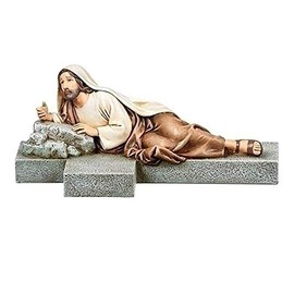 Roman Imploring Jesus Cross, 3.5-Inch Height