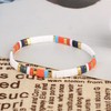 KELITCH Tila Miyuki Beads Bracelets Colorful Strand Stretch Bracelets Mixed