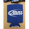 Bud Light Beer Blue White Foam Collapsible Koozie Can Drink