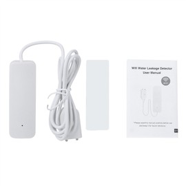 Smart Wifi Wireless Water Leakage Alarm Overflow Flood Level Leaks Detection Notifications Work with Tuya