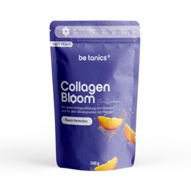 be tanics CollagenBloom Vegan Collagen for Skin and Connective Tissue in Peach Perfection 500 g