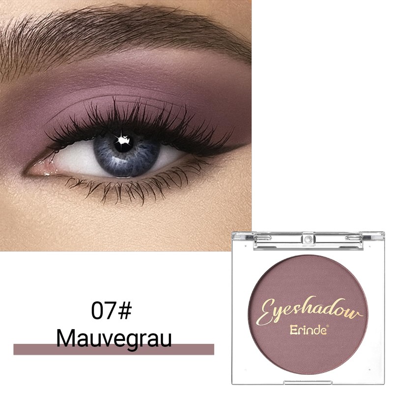 Erinde Single Ash Brown Eyeshadow Palette, Matte Eyeshadow Palette, Waterproof