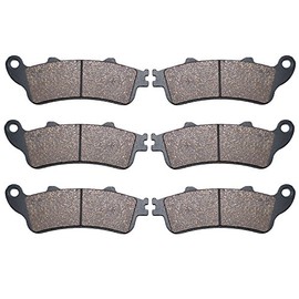 AHL Motorcycle Front & Rear Brake Pads Disc for Honda ST1300/ST1300 Pan European (ABS & Non ABS Model) 2002-2007 (semi-metallic)