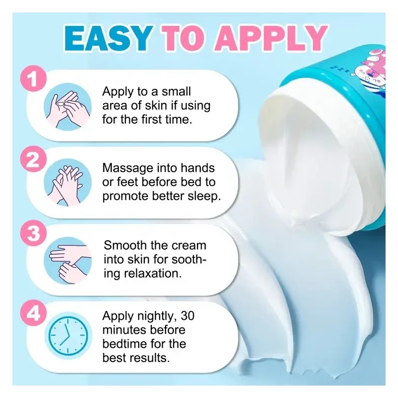 Crema Magnesio Natural Niños Relajación Promueve El Sueño