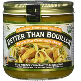 Better Than Bouillon Organic Roasted Chicken Base, Reduced Sodium - 16 oz