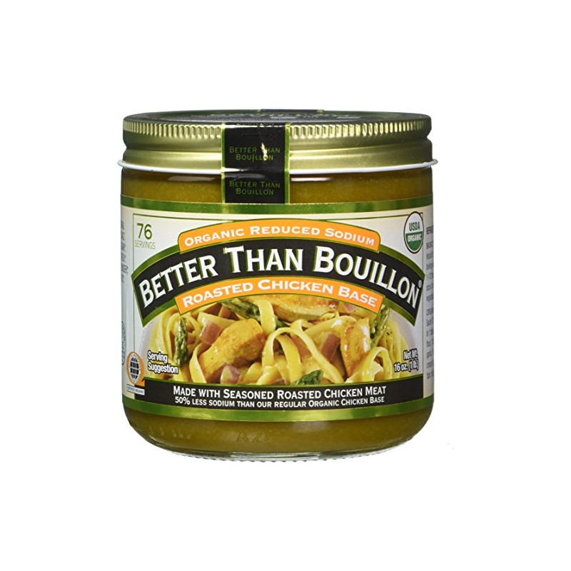 Better Than Bouillon Organic Roasted Chicken Base, Reduced Sodium -
