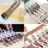 Wheel Adjustable Pasta Cutter with Handle - Stainless Steel Multi-Tool