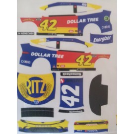 Lionel 2024 JH Nemechek #42 Dollar Tree Ritz Scheme 1/64Peel&Stick Decals