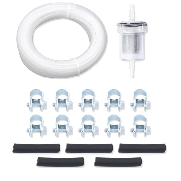 ijuicy Fuel Tank Hose Clips Filter Kit, Fuel Pipe Line
