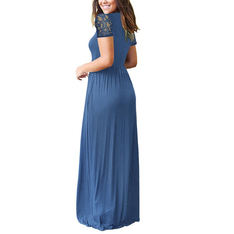 AUSELILY Dresses for Women 2026 Elegant Classy Lace Short Sleeve