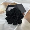 Rose Flower Rhinestones Big Brooch Lapel Pins for Women Her