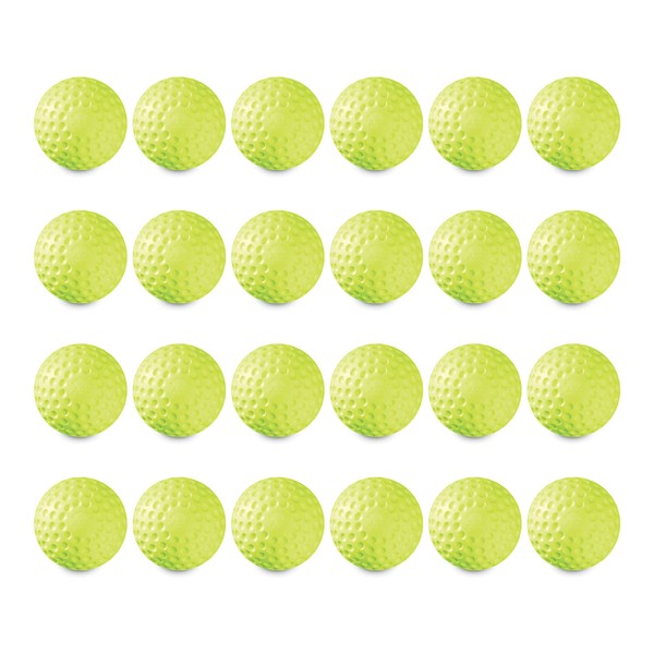 Jugs Sting-Free Dimpled Game-Ball Yellow Softballs – 2 Dozen (11-Inch)