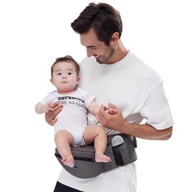 Baby Hip Carrierr,Ergonomic,Adjustable Waistband with Multiple Pockets,Infant Carrier for Newborns & Toddlers up to 45lbs