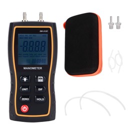 Digital Differential Manometer Hand Air Gas Pressure Gauge, Measuring Range ± 103.42 kPA, Other Colour Coatings and Wall Treatments