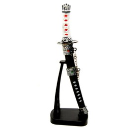 2 x Letter Openers Sword Samurai Ninja 17 cm Table Decoration by schenkfix