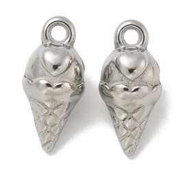 LiQunSweet - Abalorio de acero inoxidable con cruz de animal virgen y maría, para manualidades, joyería, pulsera, collar, aretes, manualidades, No es una piedra preciosa
