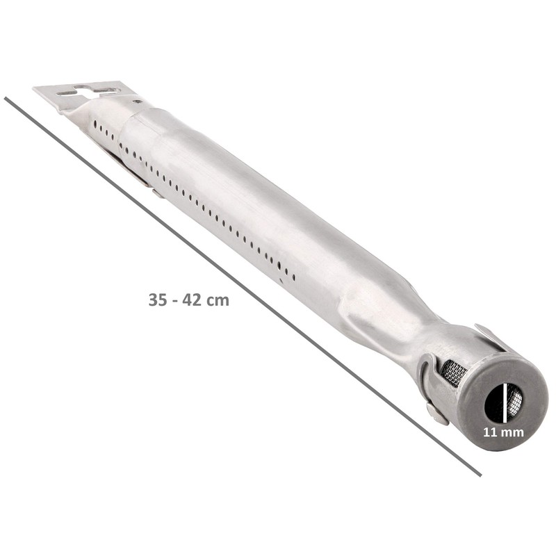 BBQ-Toro Universal Stainless Steel Burner (Pack of 1) | Adjustable