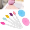 Cepillo Exfoliante de Silicona para Labios, 5 Cepillos para Nariz