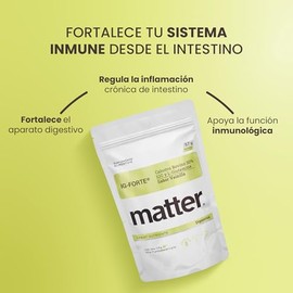 Matter IG-Forte, Suplemento de Calostro Bovino en Polvo 30% IgG y L-Glutamina USP, Apoyo a la Barrera Intestinal, Protección Celular y Bienestar Integ