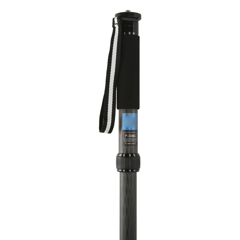 10 Layer Carbon Fiber Monopod Portable 6 Section Telescopic SLR