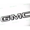Auto GMC Rear Tailgate Gloss Black White GMC Emblem GMC
