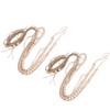2pcs Hanging Photo Display Wall Decor with Wooden Beads Tassels