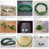 GEM-Inside Natural 8mm Green Jade Round Gemstone Semi Precious Loose