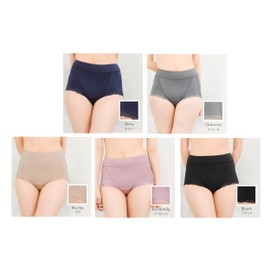 Jaconne 6727 Pelvic Floor Support Panties, Girdle, Incontinence with Waterproof Cloth, Sanitary, red (burgundy)